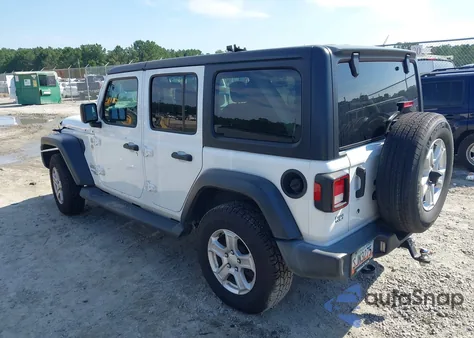 2018 Jeep Wrangler Unlimited Sport S 4X4 из США, поврежденный, VIN 1C4HJXDG6JW136390